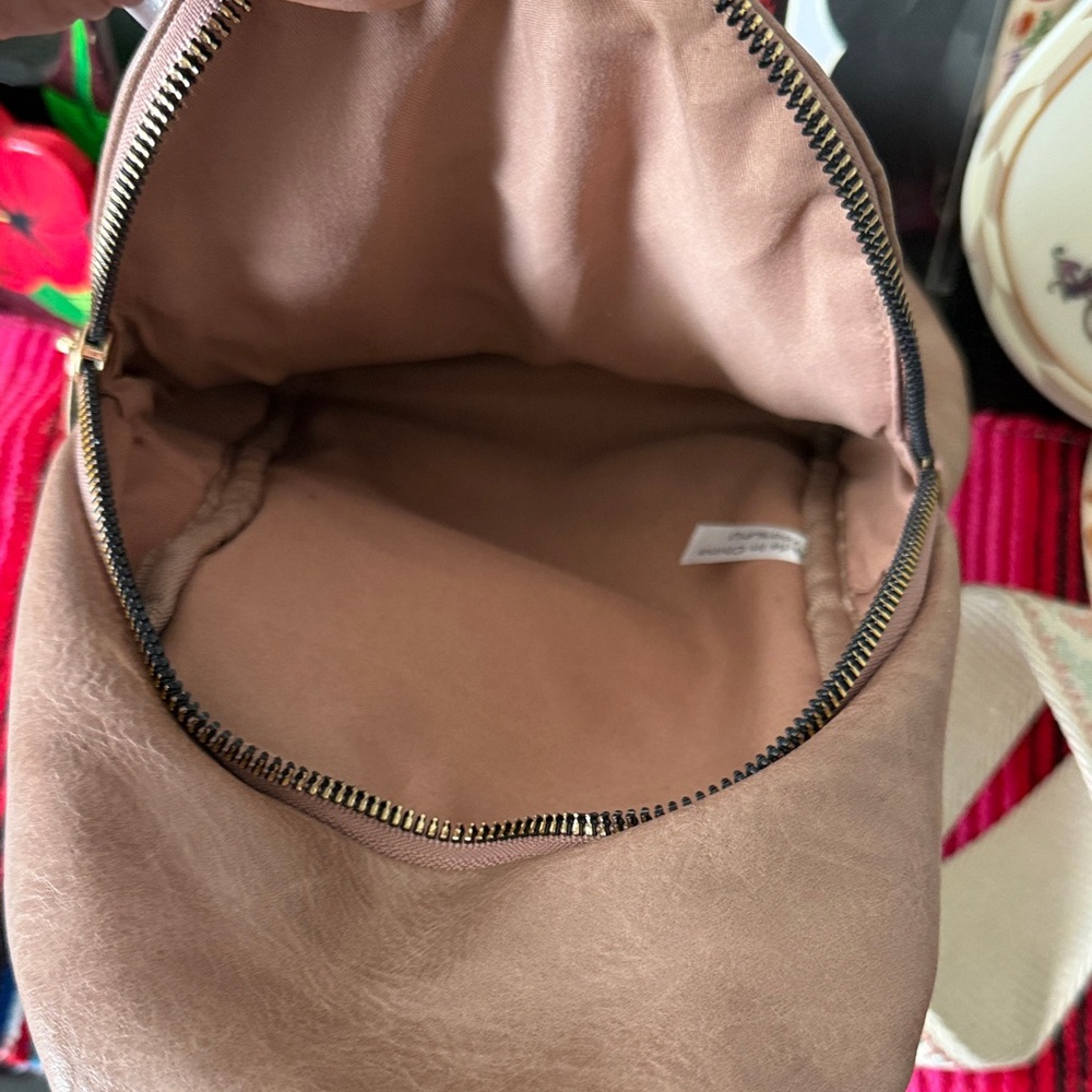 Stylish Tan Backpack - Picture 4 of 5